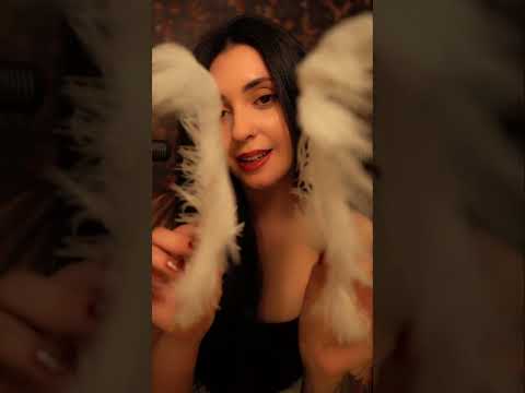 Plumas para relajarse🪶✨ #asmr #asmrvideo #asmrsounds #asmrcommunity #relax #calm #shorts #sleep