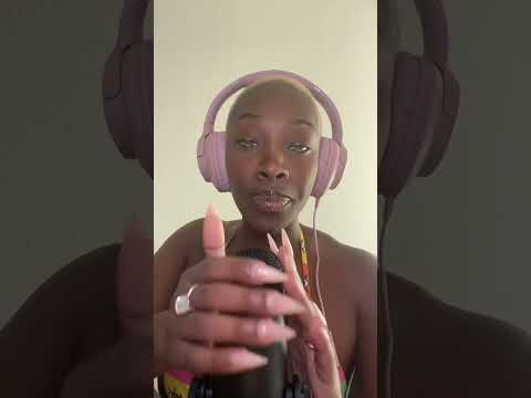 ASMR mic rubs & gum chewing  Full video on YouTube #asmr