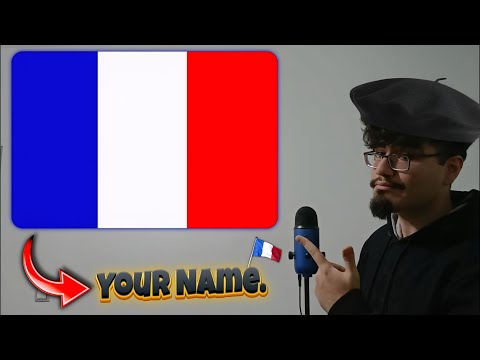 ASMR IN FRENCH 🇫🇷 (Most Popular French Names & Their Meanings🇫🇷)