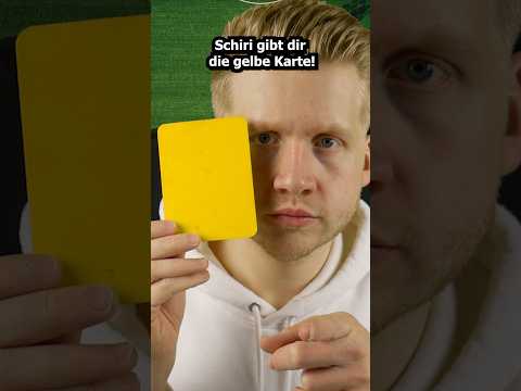 Schiri gibt dir die gelbe Karte! #asmr