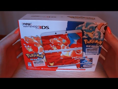 ASMR Pokemon Nintendo 3DS Unboxing