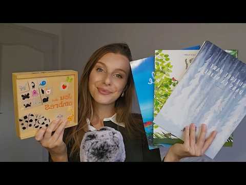 ASMR - Mes achats en vide-greniers 📕☺️