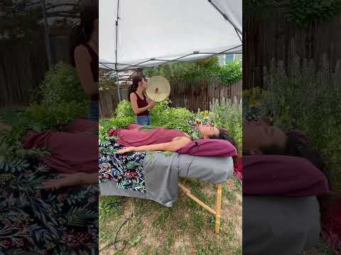 Part 4 | Ritual drumming and singing ASMR with @julialyonshealingarts #asmr #relax #calm #shaman