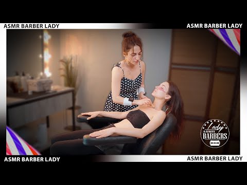 💈 ASMR Gua Sha Facial Massage by Barber Lady Nisa