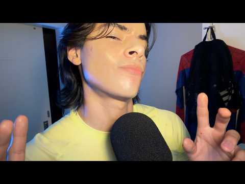 ASMR spit painting you with mouth sounds