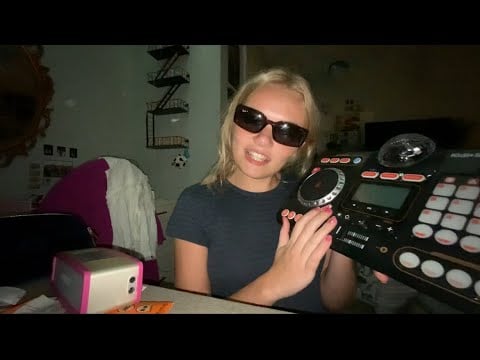 ASMR - DJ at a rave (layered sounds, beatboxing)