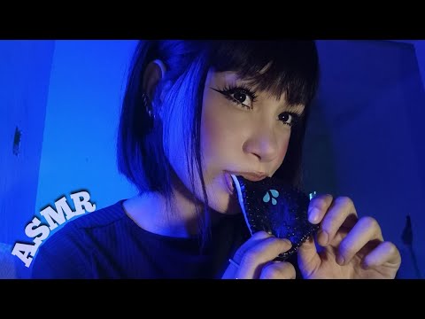 ASMR Chewing Squishy + Mouth Sounds No talking