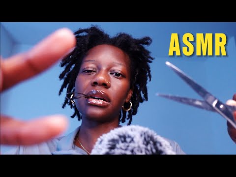 ASMR | Plucking and Snipping Negative Energy ⚡️✂️ + Pep Talk (Scissor Sounds)