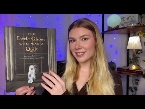 Soft Spoken ASMR| Reading a Cute, Spooky Book to help you Fall Asleep 👻📖