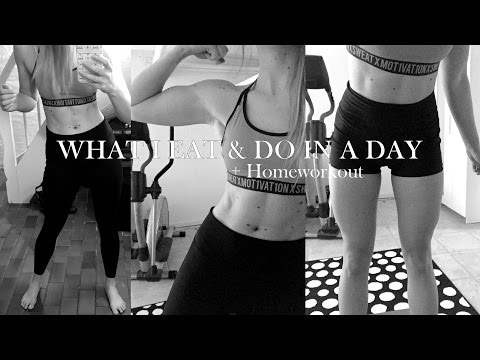 Was ich an einem Tag esse & mache + Homeworkout | vegan | fit & gesund