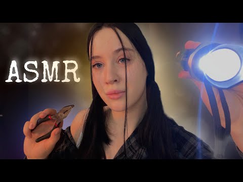 АСМР 🪫ОСМОТРЮ ТЕБЯ⚙️Мастер по починке роботов🔩 ASMR fixing you🔧 Sci-fi repair Robot