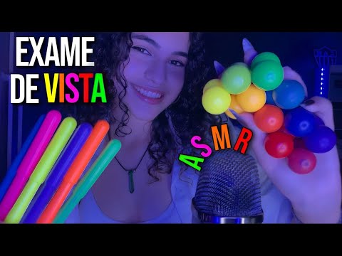 ASMR | EXAME DE VISTA - ROLEPLAY: OFTALMOLOGISTA⚕️ᶻ 𝗓 𐰁