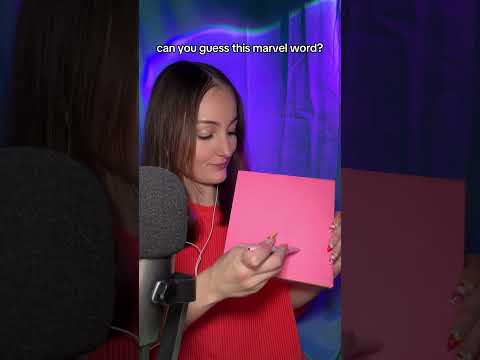 ASMR Guess the Marvel Word