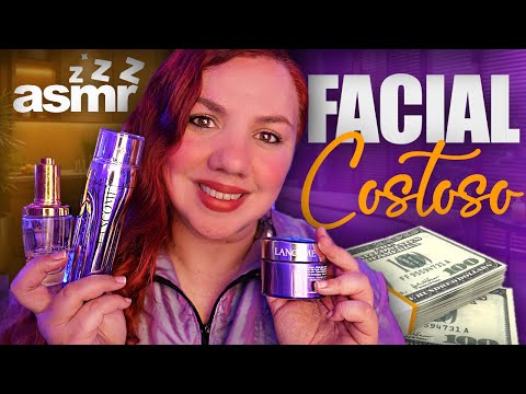 🌙 ASMR Español Spa FACIAL con Skincare CAROS Role Play | Susurros & Gotero