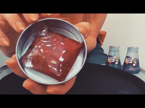 🎧 Binaural ASMR - Slime & Lava Putty Sounds (Minimal Talking)