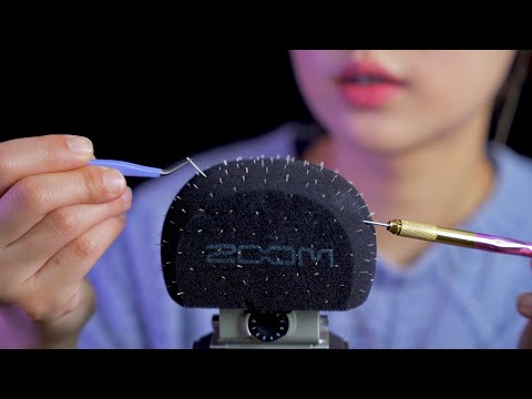 [ASMR] 마이크에 박힌 가시들 뽑아내고 괴롭히기 🌵 | 인어디블 위스퍼링 레이어드 *자극적인 소리*