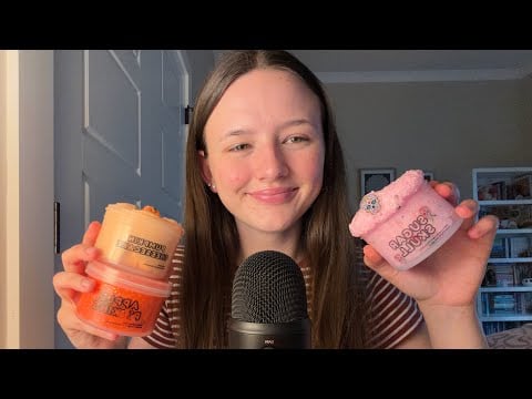 ASMR Glitter Slimes Review! 😁