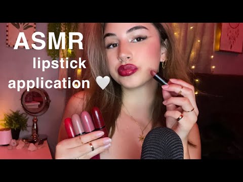 ASMR lipstick application 💄