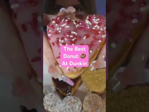 BEST DONUT AT DUNKIN! Full Mukbang on Channel #asmr #donuts #food #mukbang