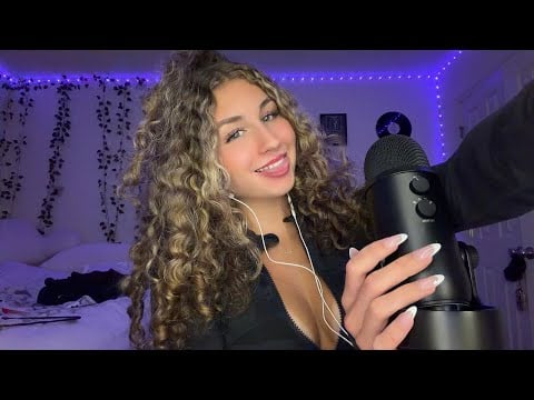 ASMR// YOU WILL FALL ASLEEP TO THIS VIDEO 💤 (MOUTH SOUNDS, FINGER FLUTTERS, TAPPING,ETC)