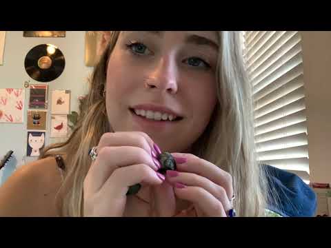 my crystal collection asmr💅🏻