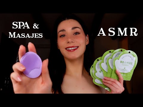 ASMR SPA & Masajes Skincare 💧Duerme Conmigo 💤 Rolepley en Español