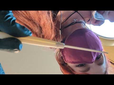 ASMR - Ear Cleaning, Shaving and Massaging - Full Ear Spa - Gloves - Soft Speaking