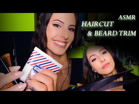 АСМР На Български | Sleep-inducing Haircut & Beard Trim RP✂️ ASMR Personal Attention Triggers 😴