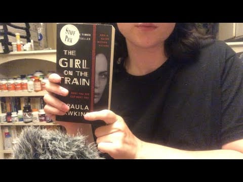 ASMR Unintelligible reading, the story of getting scammed, + some plucking | whispered video