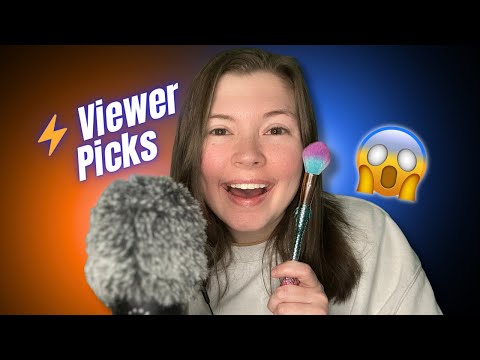 🔥 Fast & Aggressive ASMR Triggers Chosen by Viewers | Intense Tingles