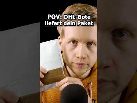ASMR - POV: DHL-Bote liefert dein Paket! #shorts #asmr #roleplay #deutscheasmr