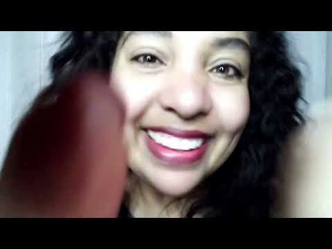 ASMR Te maquiando e levantando sua autoestima (Com som de muita chuva de fundo)
