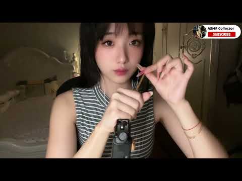 ASMR🎧｜Long time no see, wish you a good sleep. Use goose feather stick to clean your ears.
