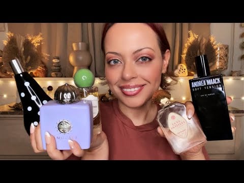 ASMR| HUGE Spring Perfume Collection - Your PERFUME FLORIST! (tapping, lid sounds,scratching)