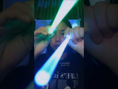 ASMR Follow my instructions ✨ Light & Focus Test #asmr #focus #light #asmrlighttriggers #lightstick