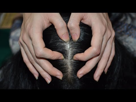ASMR Relaxing Scalp Check For Sleep - Real Person Scalp Scratching