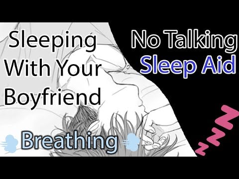 ASMR Sleep With Your Boyfriend [Breathing] [Rain] [No Talking] [Black Screen] [Sleep Aid]