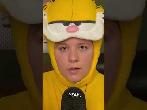 Garfield Cranial Nerve Exam... 🤔#asmr #shorts