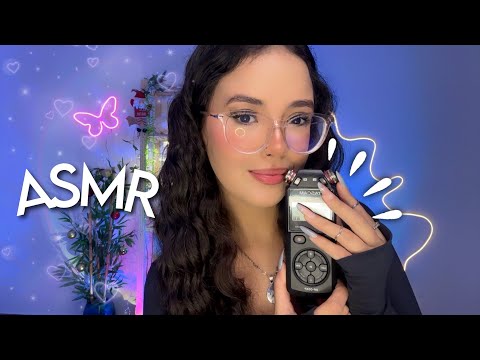 ASMR TESTANDO O TASCAM 🤩 gatilhos super intensos que te arrepiam 🤭