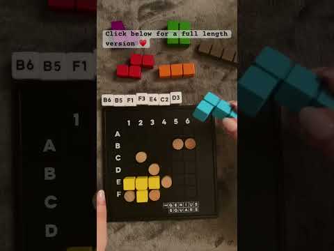 Wooden genius Square 💤 #asmr #asmrvideo #asmrsounds #asmrwhisper #sleepasmr