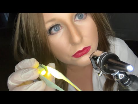 ASMR Extensive Ear Examination Roleplay | Latex Gloves | Pen Light | Personal Attention