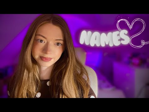 - ASMR - SI TU ENTENDS TON PRÉNOM, TU PEUX DORMIR 🤍