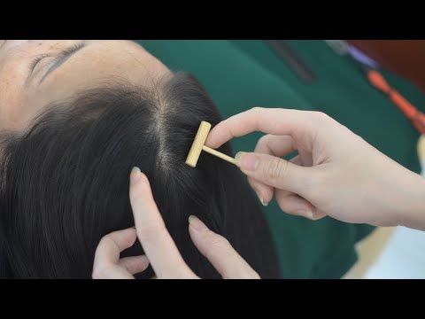 ASMR Scalp Scratch With Tools, Relaxing Hair Sounds For Reduce Headache, Stress