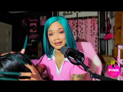 ASMR ~ Toxic Hairstylist That Loves To Gossip Does Your Hair