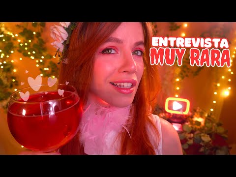 ASMR Entrevista de Trabajo MUY RARA San Valentin CUPIDO