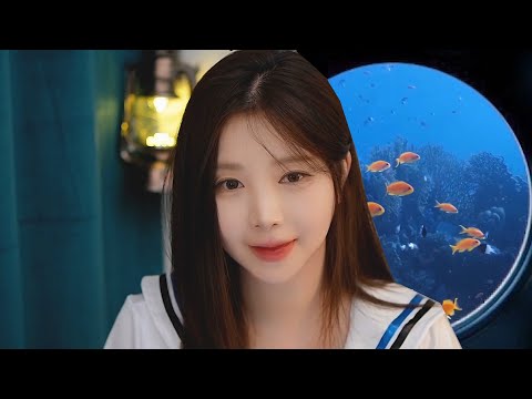 ASMR "이곳은 수심Zz..M" 잠이오는 바다속 잠수여객선에서 편히 모실게요💙먹먹한 귀 마사지와 이어커핑 Comfortable underwater passenger ship