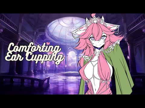 [3DIO ASMR] Comforting Ear Cupping (Ear Rubbing/Cupping)  (VTuber)