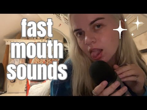 asmr | fast and aggressive mouth sounds!!