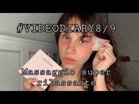 ASMR MASSAGGIO AL VISO - #VIDEODIARY8/9