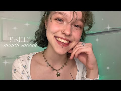 asmr for sleep ~ mouth sounds + inaudible whisper 🍒⋆⭒˚.⋆